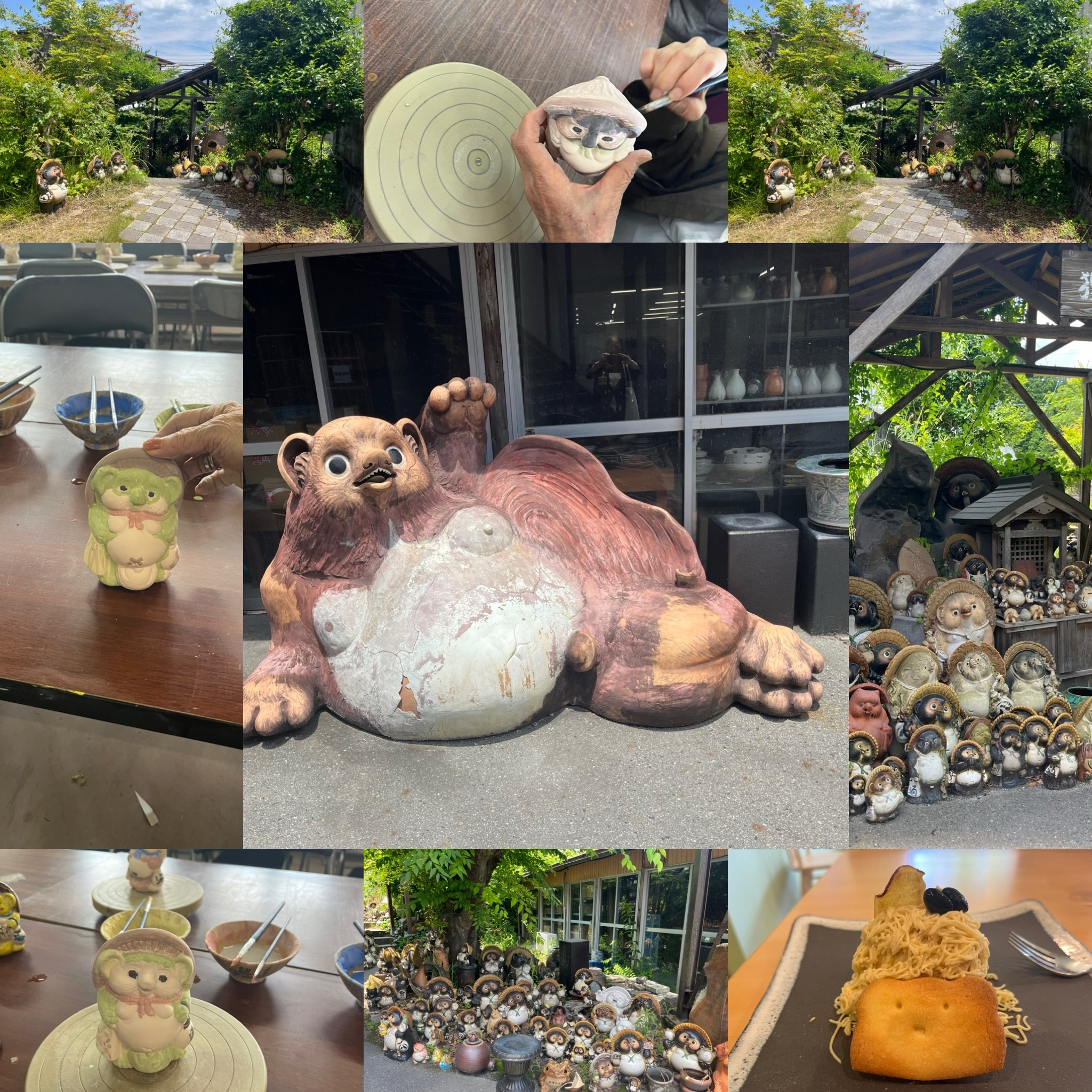 🍃信楽たぬき村 絵付け体験と近江牛すき焼きの旅🍃